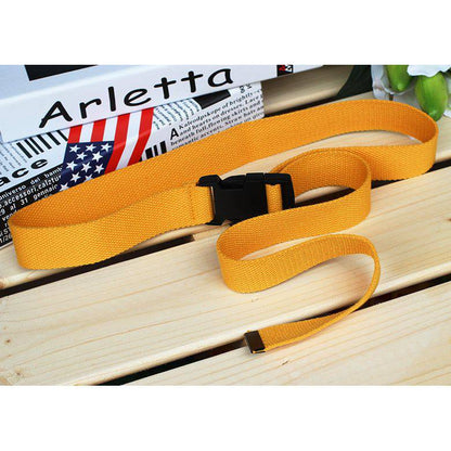 32cm Plastic Buckle Pairs Release Buckle Canvas Belt - Xmaker