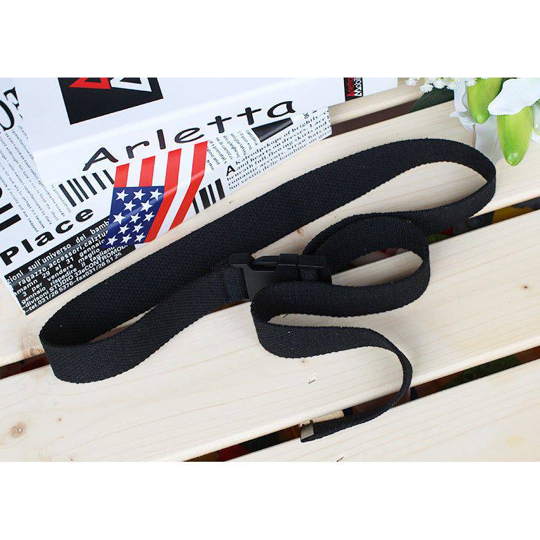 32cm Plastic Buckle Pairs Release Buckle Canvas Belt - Xmaker