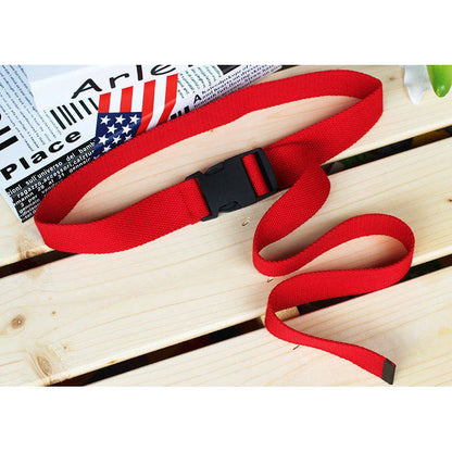 32cm Plastic Buckle Pairs Release Buckle Canvas Belt - Xmaker