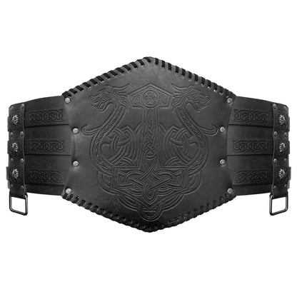 Nordic Viking Style Embossed Wide Belt - Xmaker