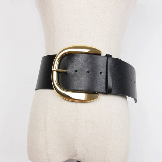 Women's Large U Buckle Wide Waist Seal - Xmaker