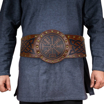 Wide Belt Retro Waist Seal Knight Style Belt - Xmaker