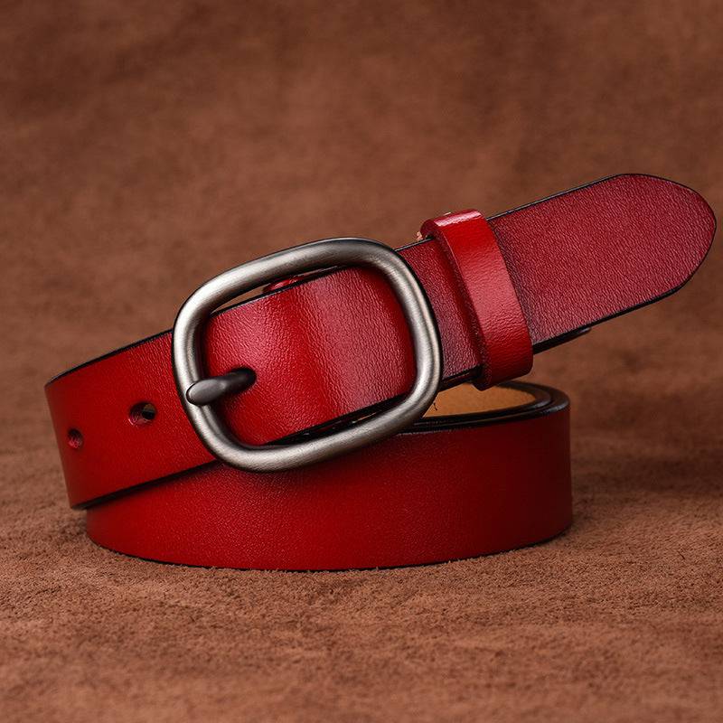 Simple And Versatile Women's Genuine Leather Belt - Xmaker