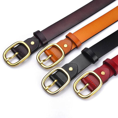 Simple And Versatile Women's Genuine Leather Belt - Xmaker