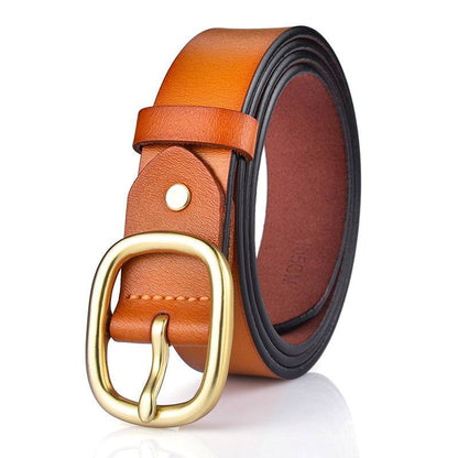 Simple And Versatile Women's Genuine Leather Belt - Xmaker