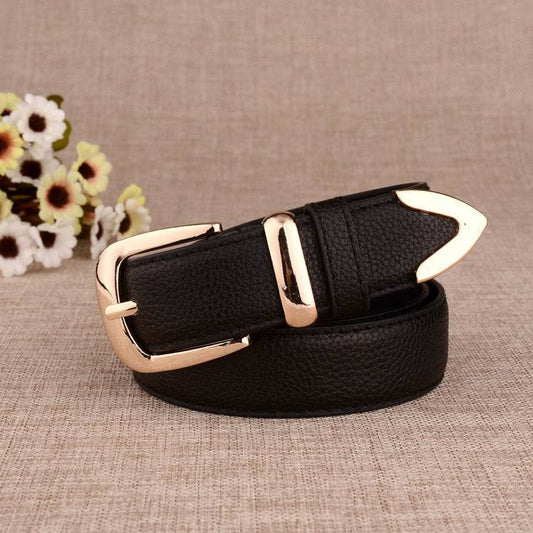 Women's Paint Alloy Buckle Pant Belt - Xmaker