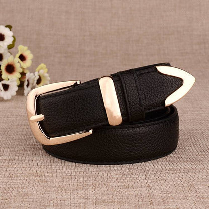 Women's Paint Alloy Buckle Pant Belt - Xmaker