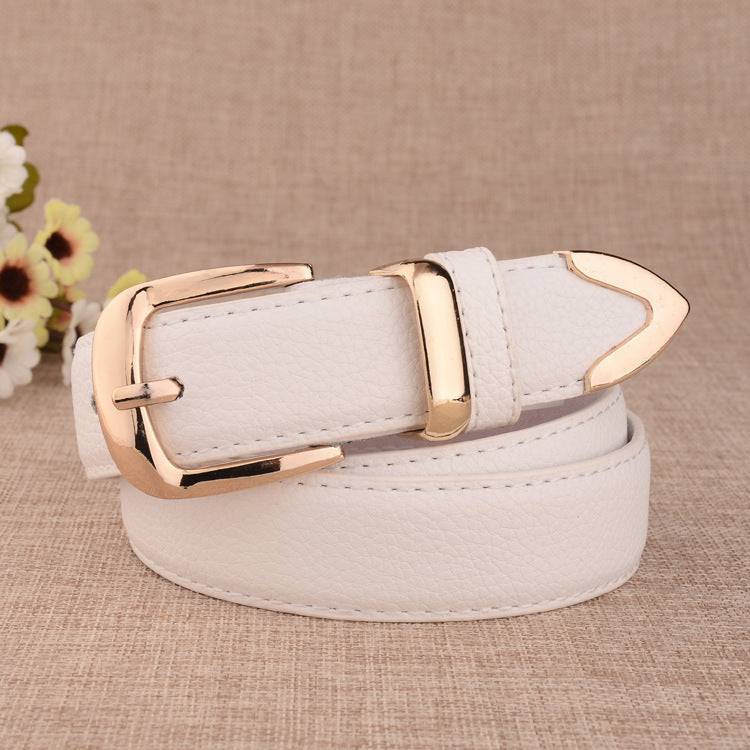 Women's Paint Alloy Buckle Pant Belt - Xmaker