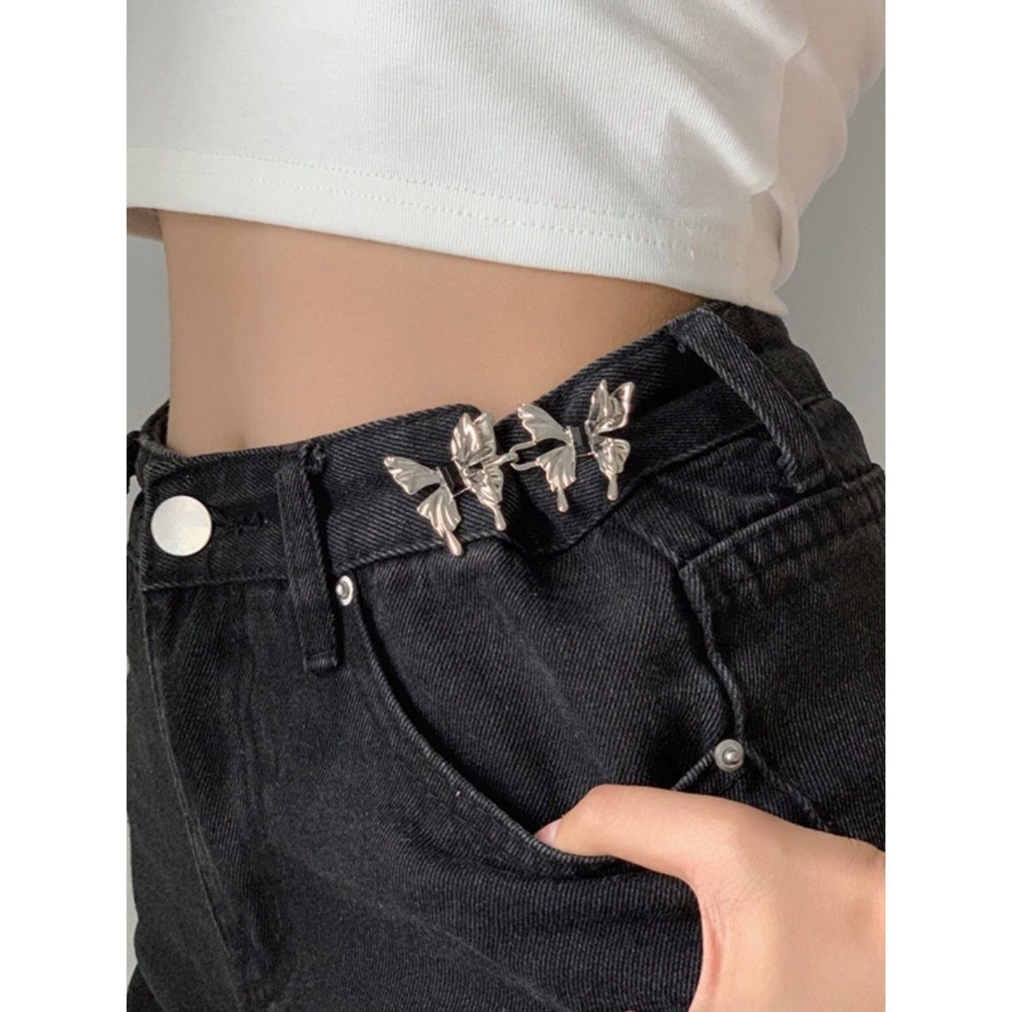 Butterfly Invisible Belt Lazy Elastic Waistband-Xmaker