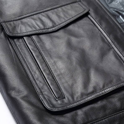 Men's plus size detachable leather down jacket two-piece men's cowhide leather jacket - Xmaker