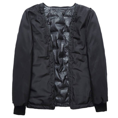 Men's plus size detachable leather down jacket two-piece men's cowhide leather jacket - Xmaker