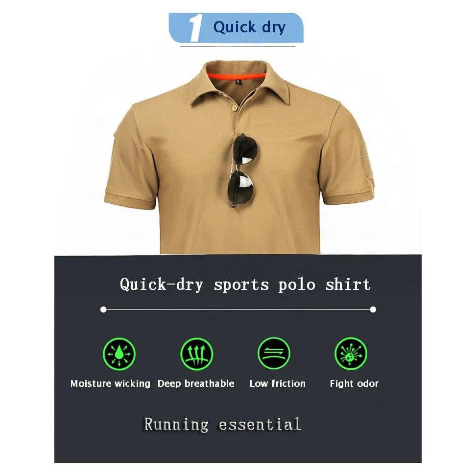 Men's Embroidered Polo Shirts  Plus Size Military Clothes T-shirts - Xmaker