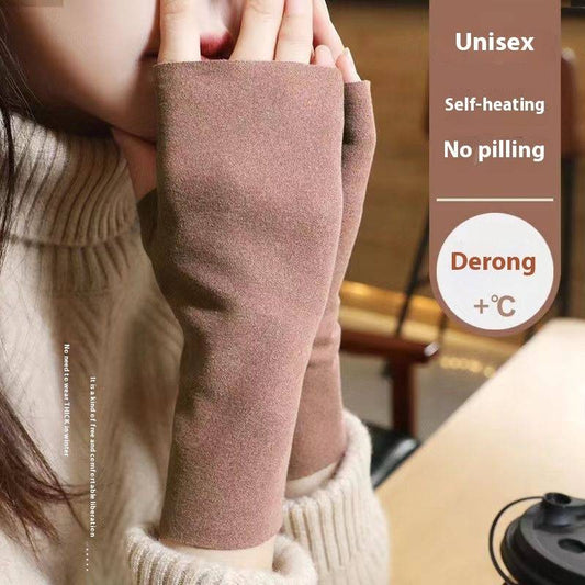 Thermal Gloves Women's Self-heating Dralon Fingerless Gloves - Xmaker