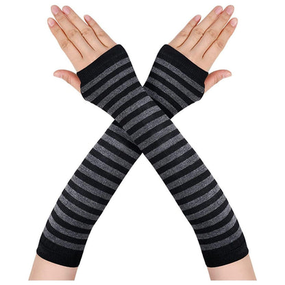 Fingerless  Dark Striped Cross Long Cosplay - Xmaker