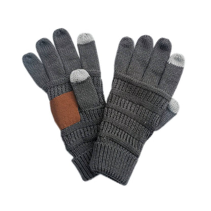 Wool Knitted Turn-over Labeling Touch Screen Gloves - Xmaker