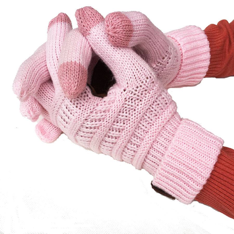 Wool Knitted Turn-over Labeling Touch Screen Gloves - Xmaker