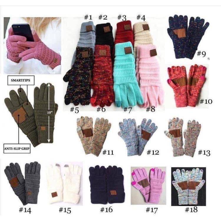 Wool Knitted Turn-over Labeling Touch Screen Gloves - Xmaker