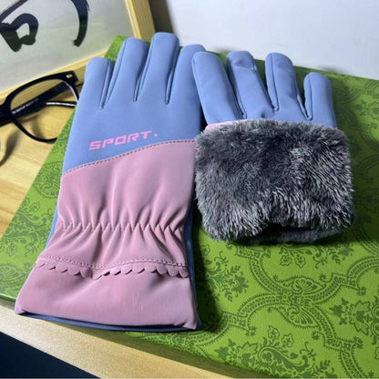 Touch Screen Student Wind-proof And Cold Protection Knitted Gloves Thickened - Xmaker