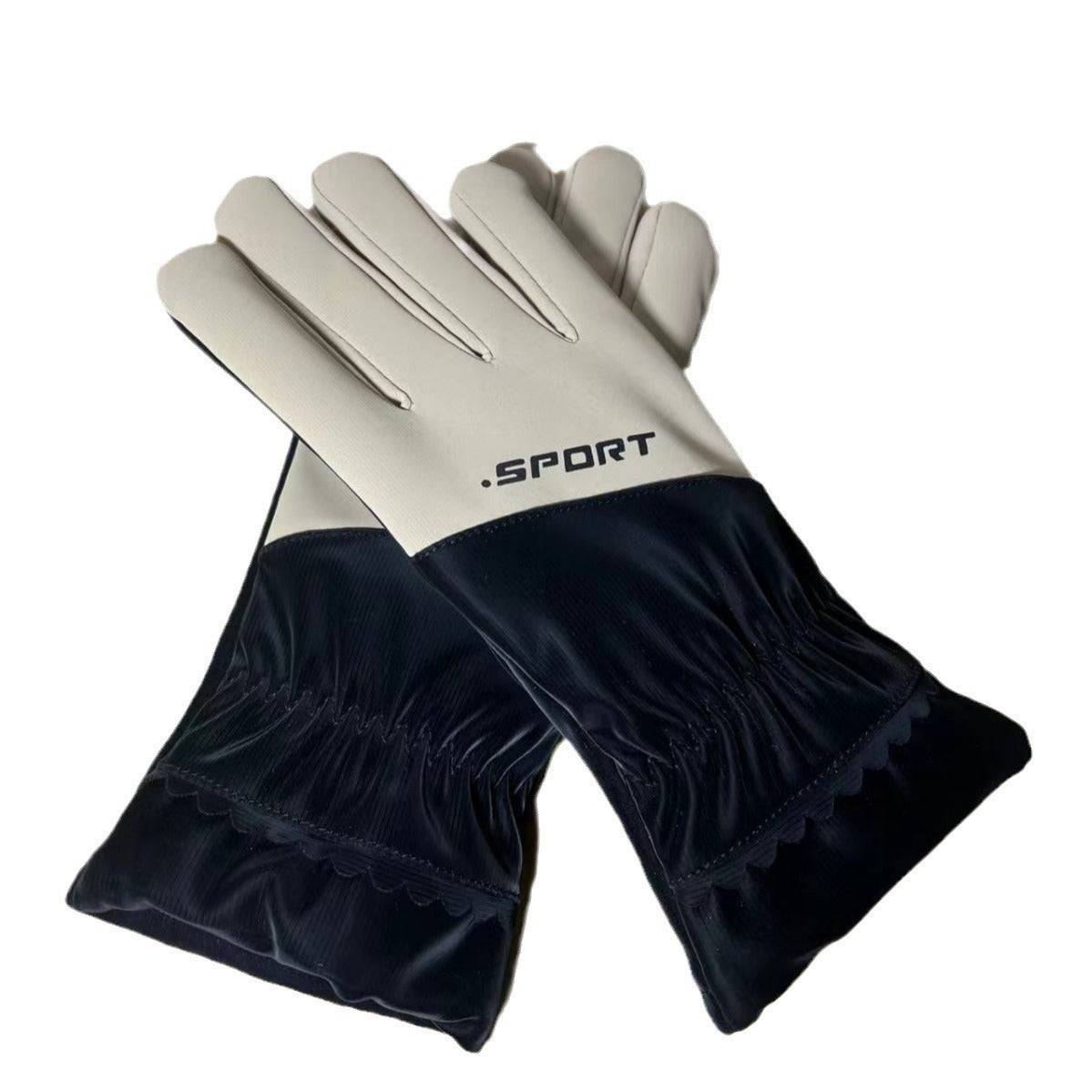 Touch Screen Student Wind-proof And Cold Protection Knitted Gloves Thickened - Xmaker