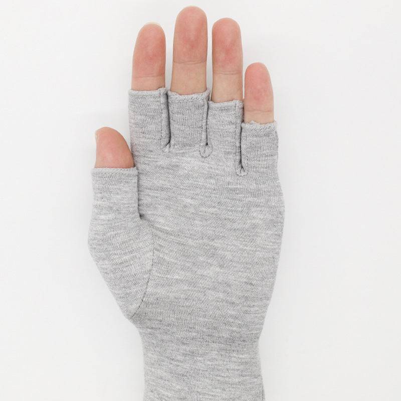 Light Gray Bamboo Charcoal Fiber Pressure Care Gloves - Xmaker