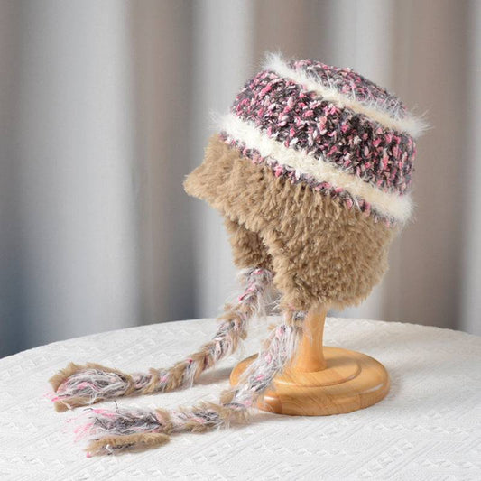 Plush Knitted Woolen Cap - Xmaker