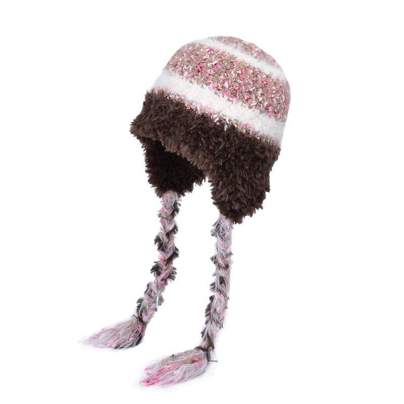 Plush Knitted Woolen Cap - Xmaker