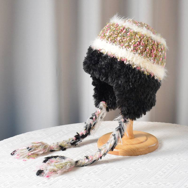 Plush Knitted Woolen Cap - Xmaker