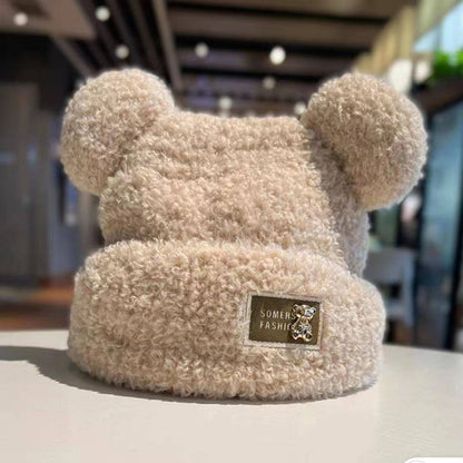 Korean Style Cute Bear All-match Teddy Plush Hat - Xmaker