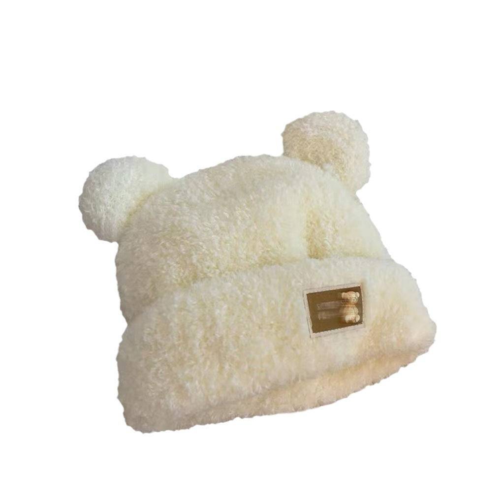 Korean Style Cute Bear All-match Teddy Plush Hat - Xmaker