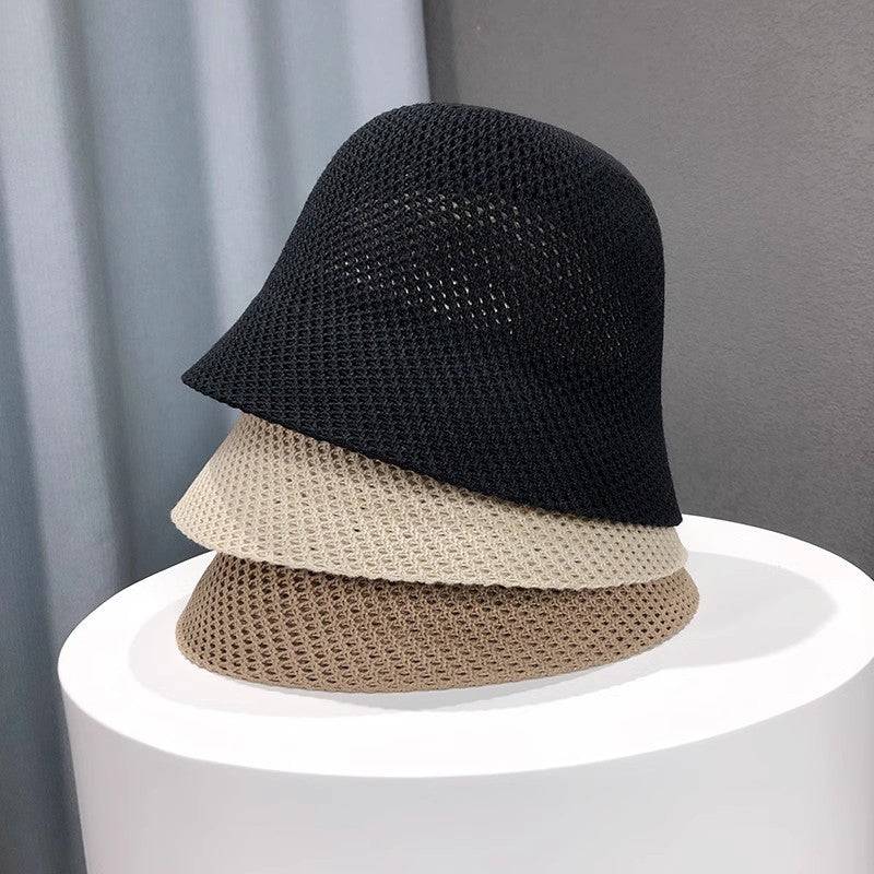 Hat Female Fisherman Hat Hollow Thin Type Sunscreen - Xmaker