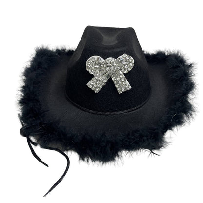 Cowboy Hat Star Shape , Black - Xmaker