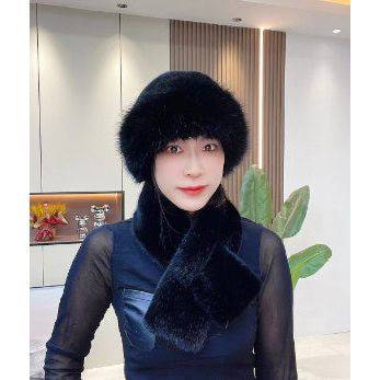 Suit Winter Scarf Mongolian Cap Plush Hat Women's Thickened - Xmaker