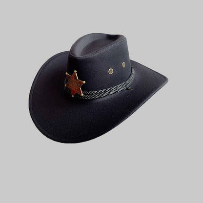 Western Cowboy Hat Outdoor Sunshade Knight's Cap - Xmaker