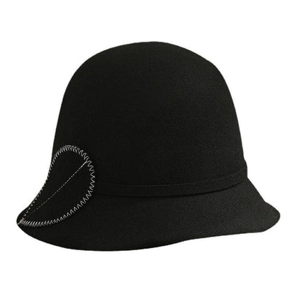 Retro Wool Hat Woolen Bucket Hat - Xmaker