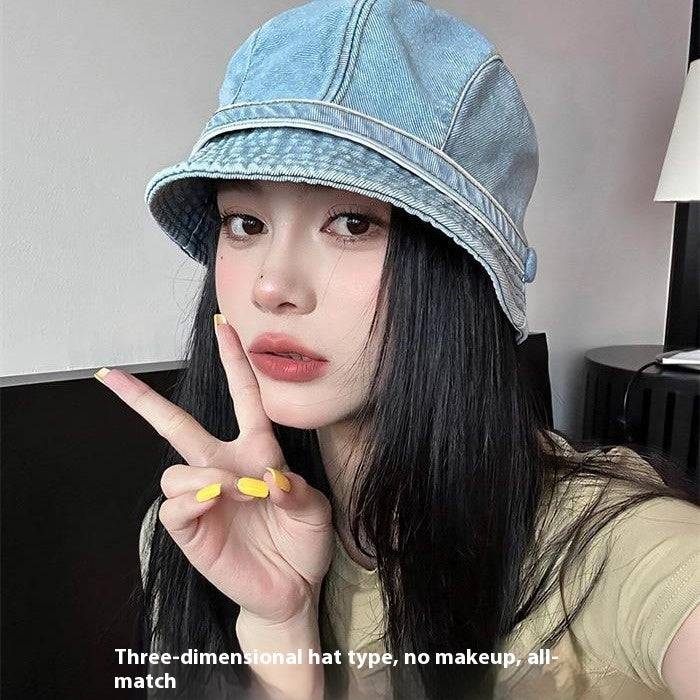 Short Brim Beret Bucket Hat Demi - Xmaker