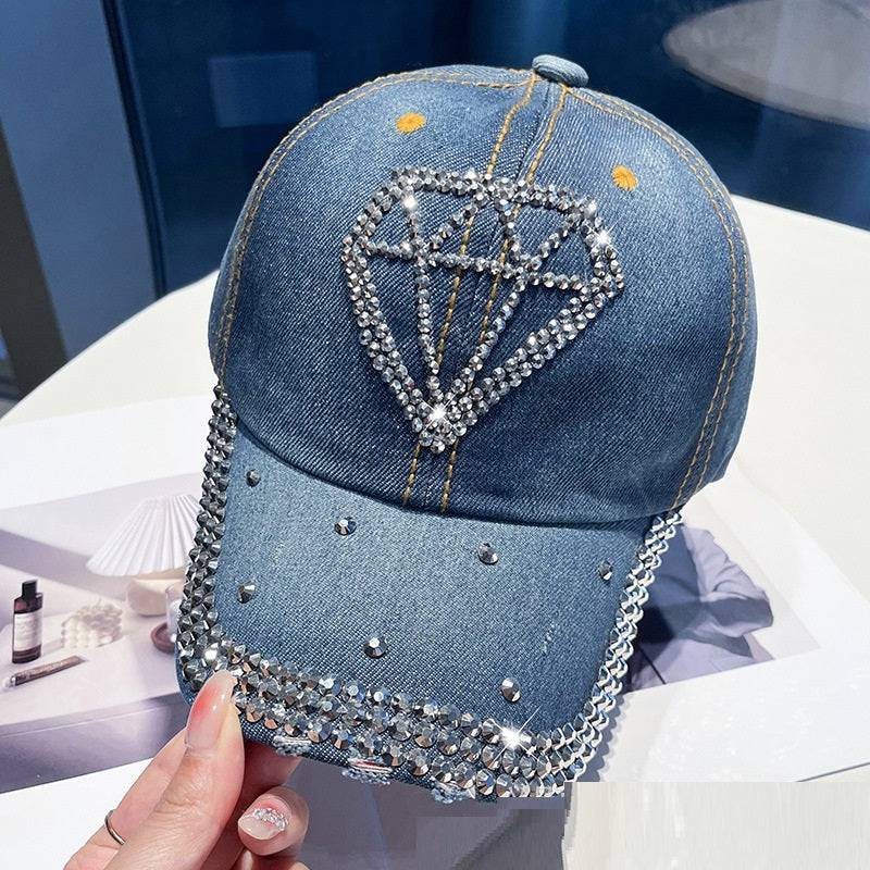 Hot Drilling Washed Denim Baseball Cap Sun-proof - Xmaker