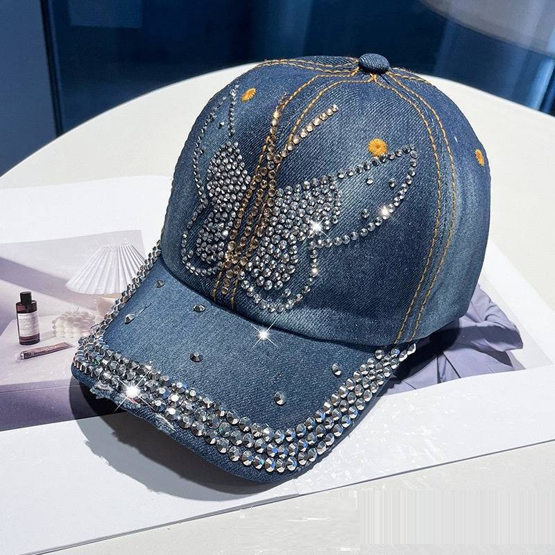 Hot Drilling Washed Denim Baseball Cap Sun-proof - Xmaker