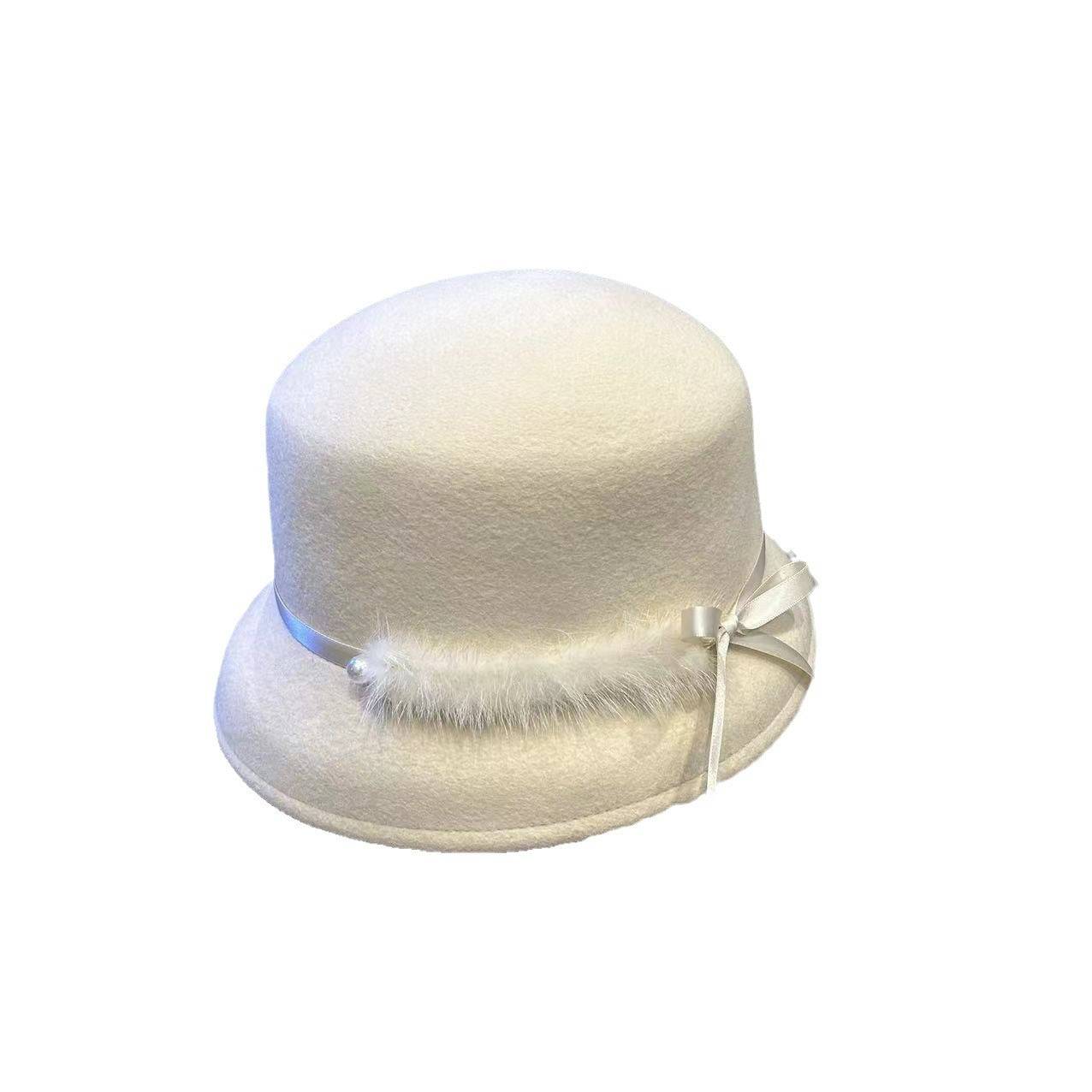 Women's Woolen Basin Hat Fisherman Hat - Xmaker