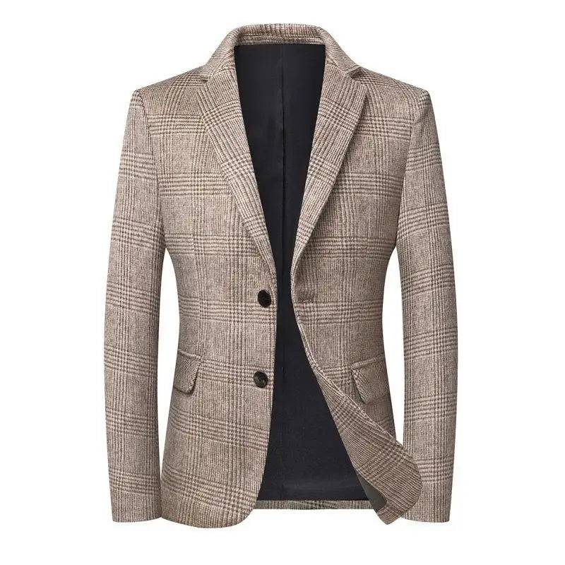 Men's Casual Wool Suit Casual Business Banquet