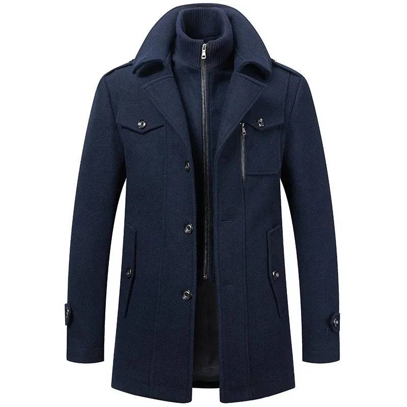 Men's Business Woolen Jacket - Xmaker