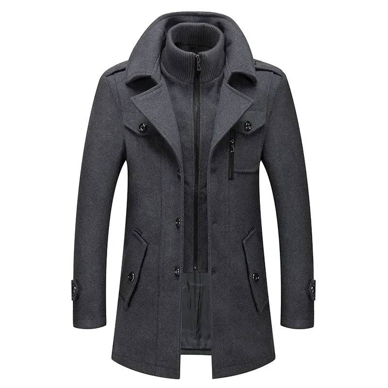 Men's Business Woolen Jacket