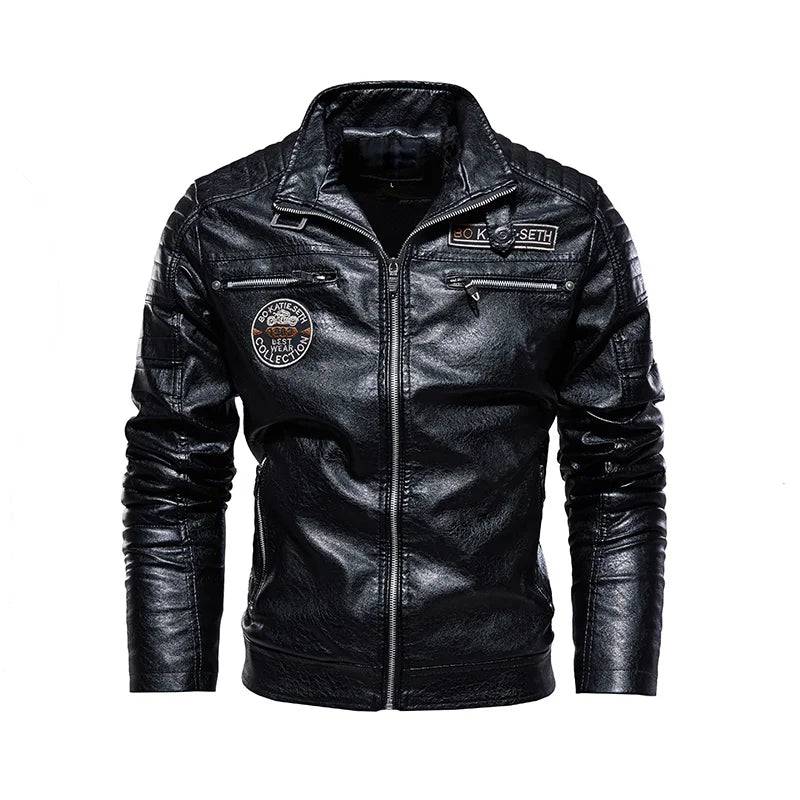 Leather Motorcycle Jacket - Xmaker