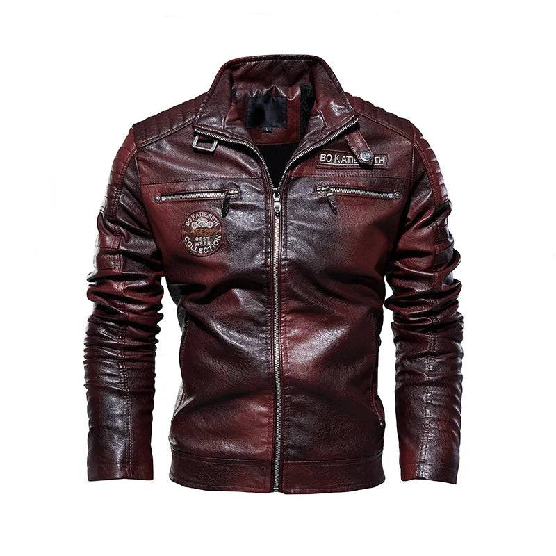 Leather Motorcycle Jacket - Xmaker