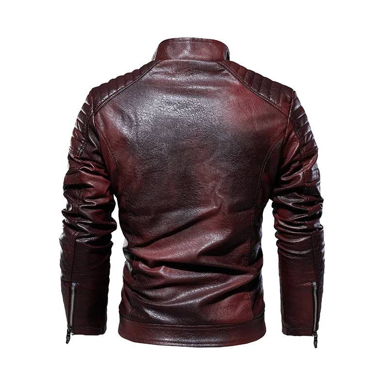 Leather Motorcycle Jacket - Xmaker