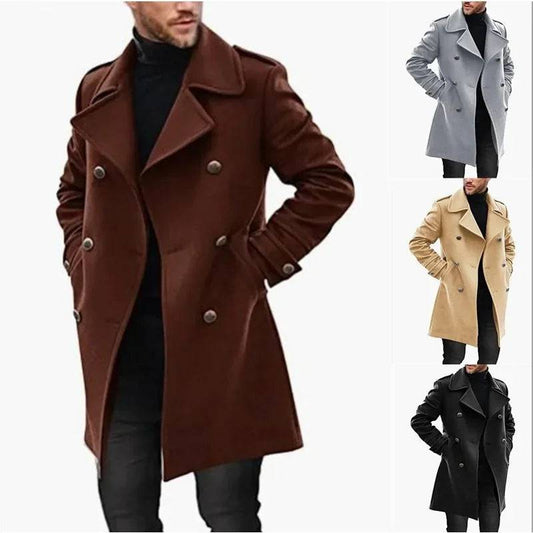 Men's Classic Woolen Coat