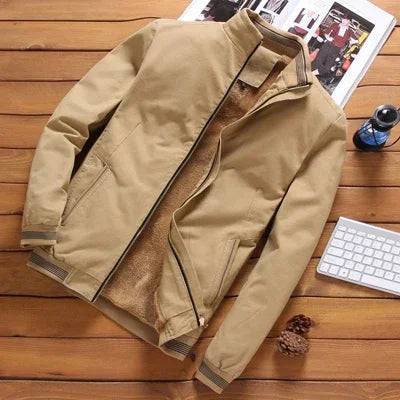 Thickened Warm Windbreaker Men's Pilot Jacket