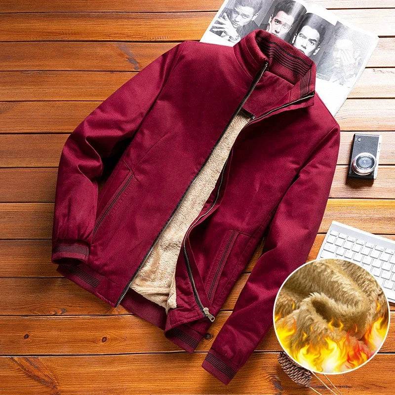 Thickened Warm Windbreaker Men's Pilot Jacket