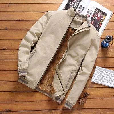 Thickened Warm Windbreaker Men's Pilot Jacket