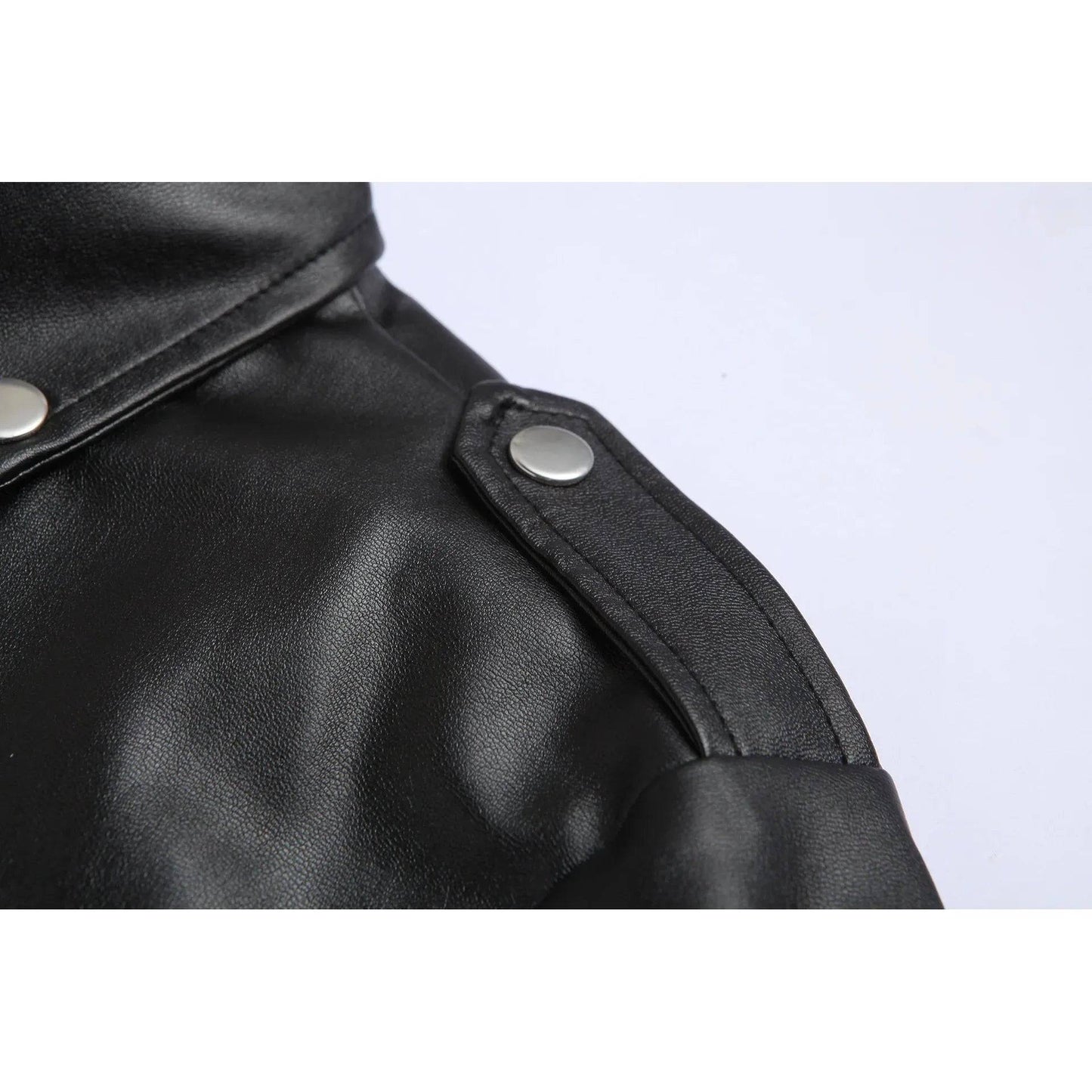 Mens Leather Jacket Slim Fit