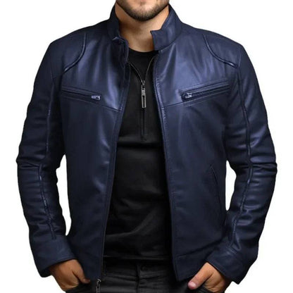 Men's Motorcycle Leather Jacket